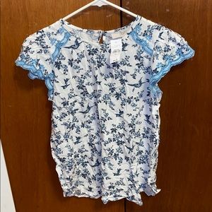 BRAND NEW Loft Floral Blouse